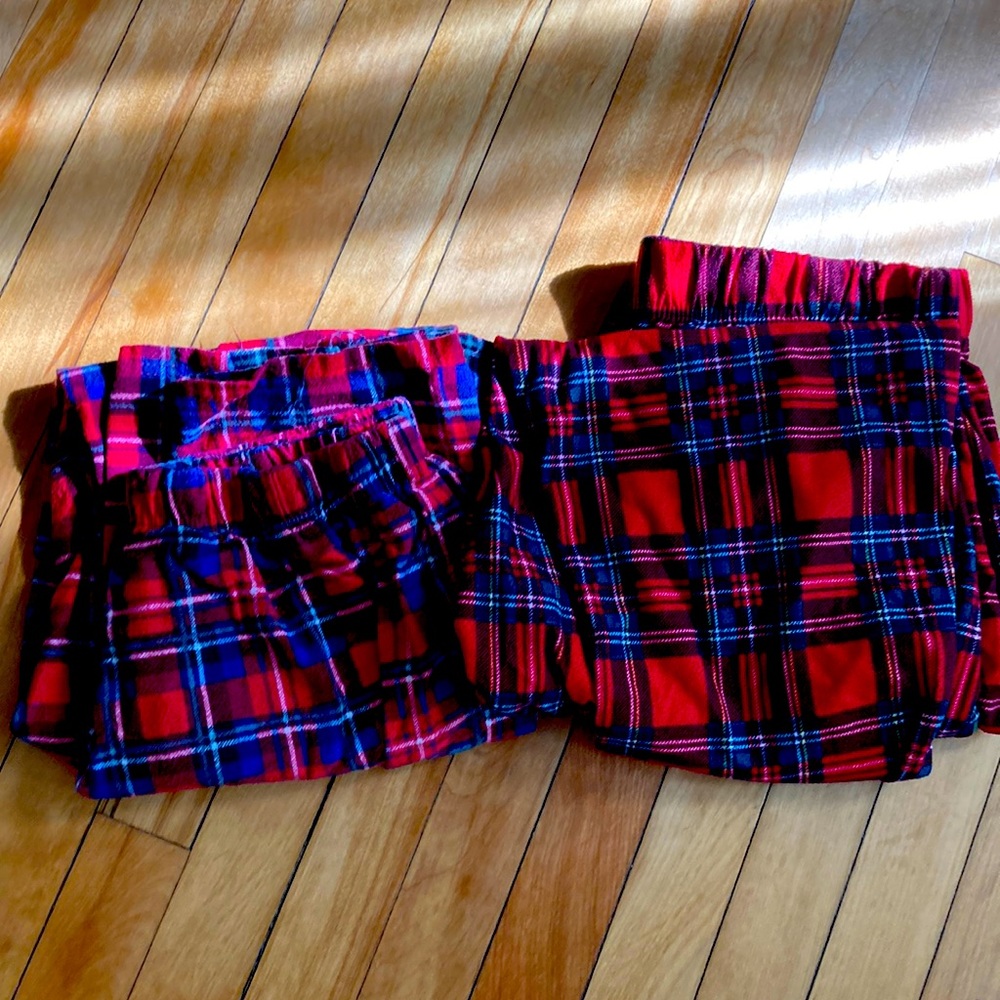 Plaid, flannel pajama pants!
